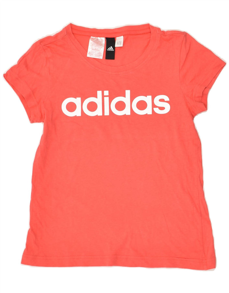 ADIDAS Girls Graphic T-Shirt Top 11-12 Years Pink | Vintage Adidas | Thrift | Second-Hand Adidas | Used Clothing | Messina Hembry 