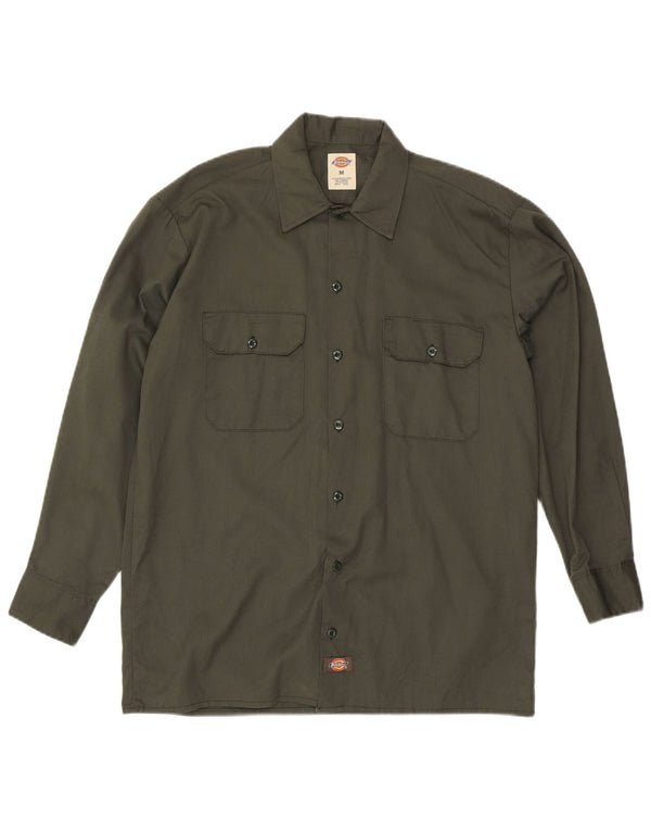Dickies Mens Shirt Medium Khaki Polyester