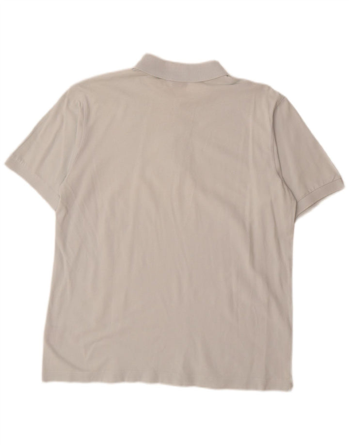 Kappa Mens Polo Shirt Medium White Cotton