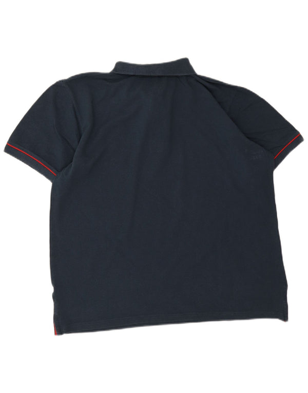 Avirex Mens Polo Shirt Large Navy Blue