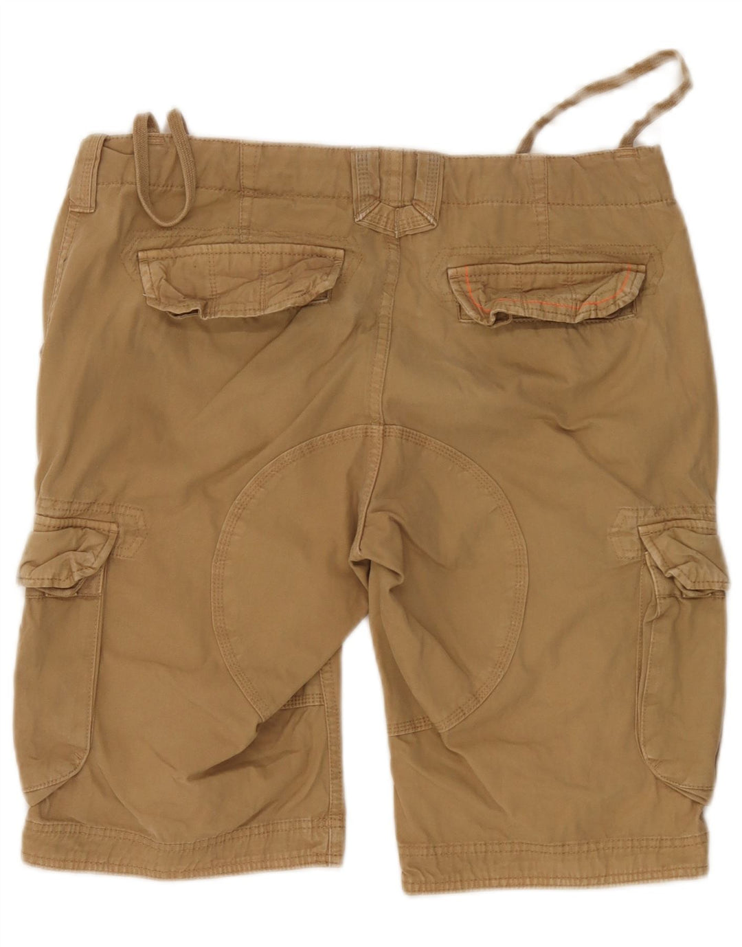 Superdry Mens Cargo Shorts Medium W36 Beige Cotton