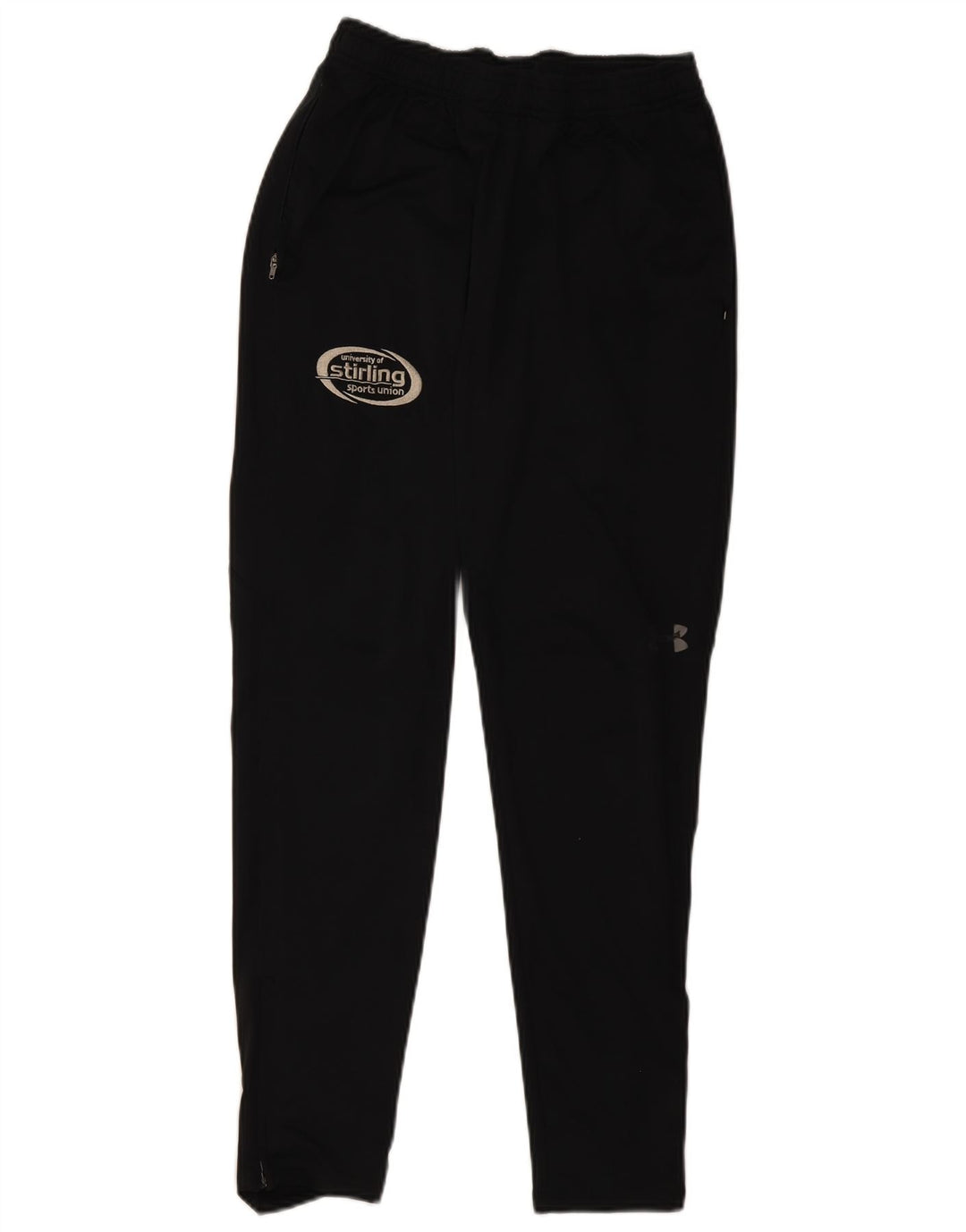 Under Armour Mens Graphic Tracksuit Trousers Medium Black Polyester