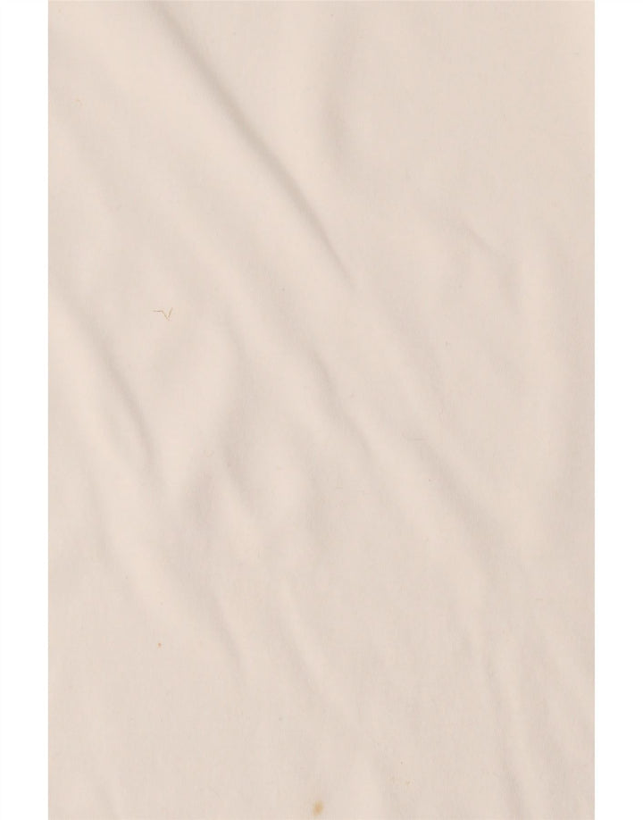 Champion Mens Graphic T-Shirt Top Large White Cotton