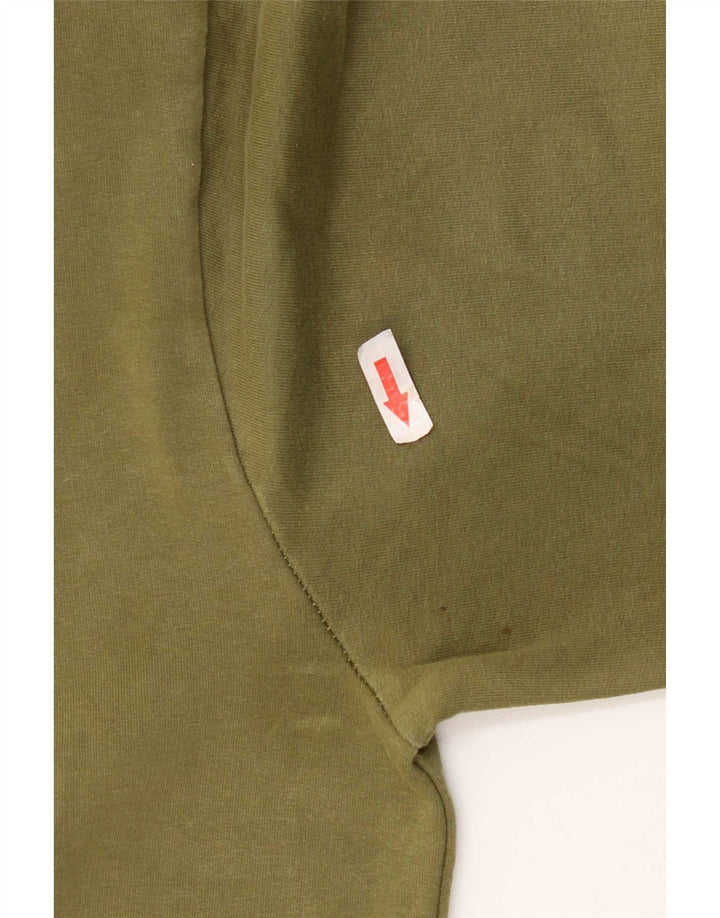 Kappa Boys Graphic Sweatshirt Jumper 15-16 Years Khaki Cotton