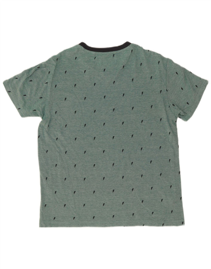 Penguin Mens T-Shirt Top Medium Green Cotton