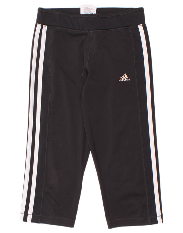 ADIDAS Girls Leggings 9-10 Years  Black Polyester