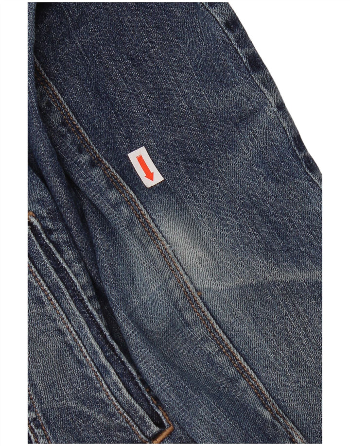 Eddie Bauer Womens Denim Jacket UK 14 Medium Blue Cotton