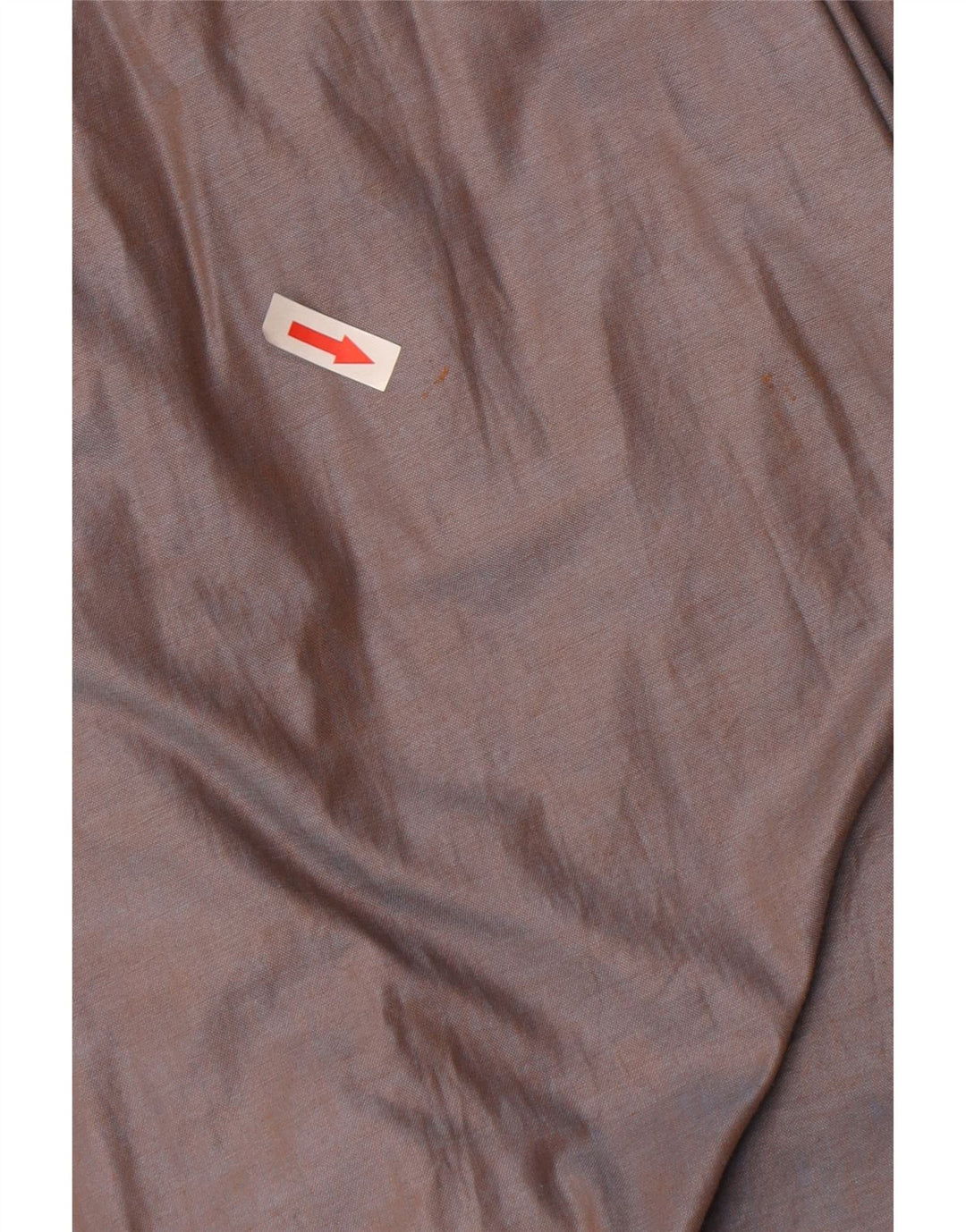 Vintage Womens Overcoat IT 46 Large Brown Cotton