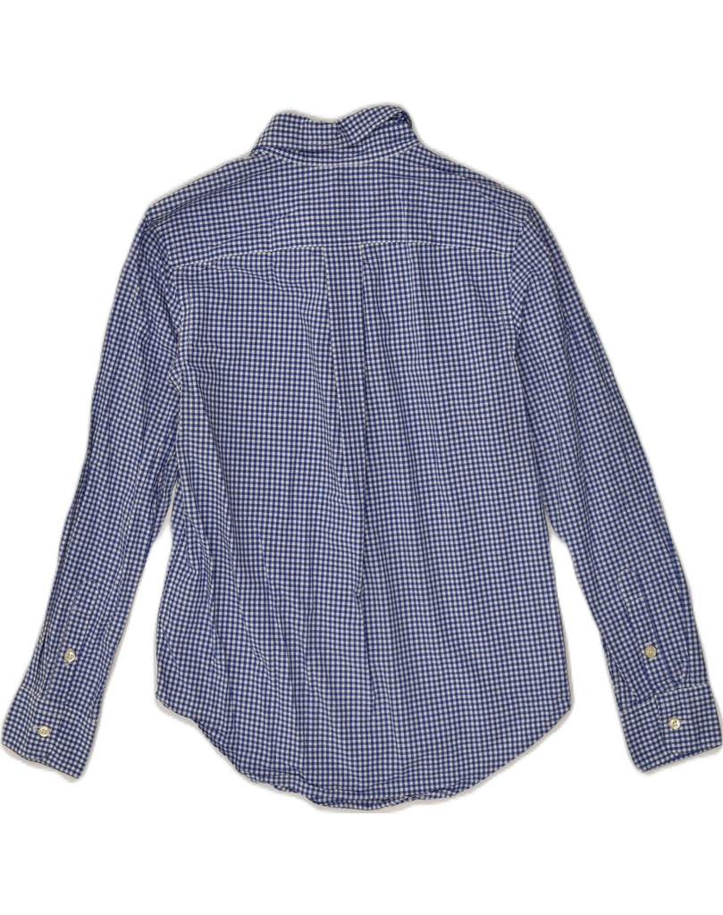 RALPH LAUREN Boys Shirt 10-11 Years Medium Blue Gingham Cotton | Vintage Ralph Lauren | Thrift | Second-Hand Ralph Lauren | Used Clothing | Messina Hembry 