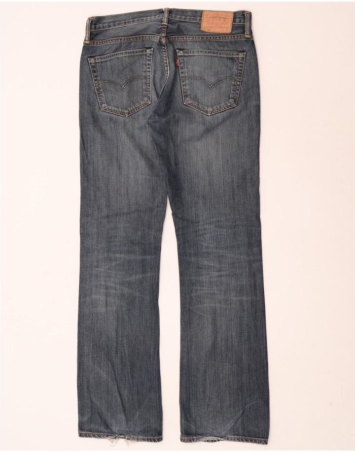 Levi's Mens 527 Bootcut Jeans W33 L34 Blue Cotton