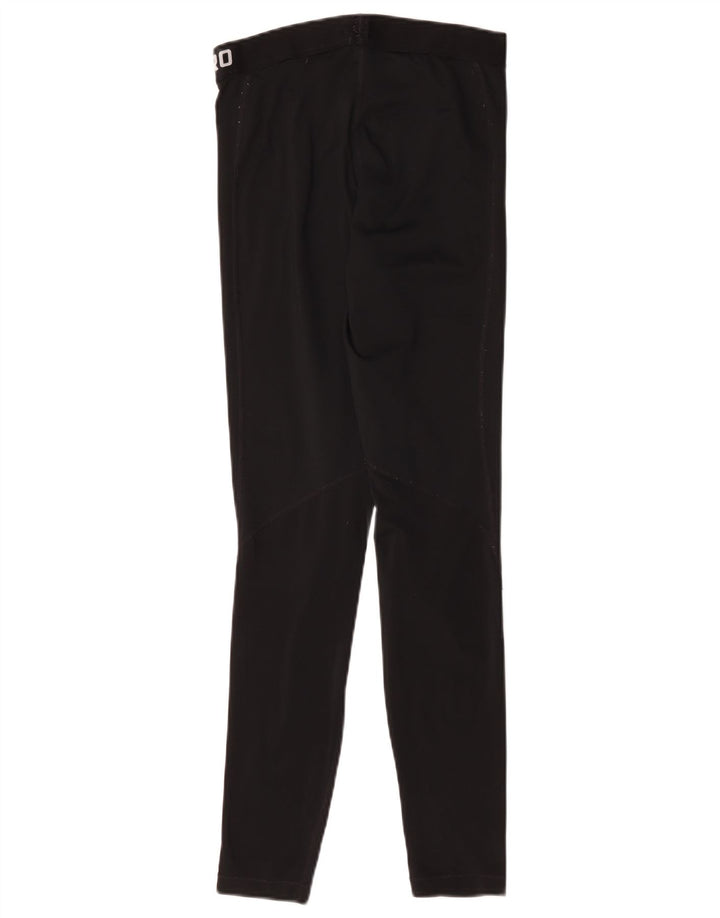 Nike Womens Dri Fit Graphic Leggings UK 8 Small Black