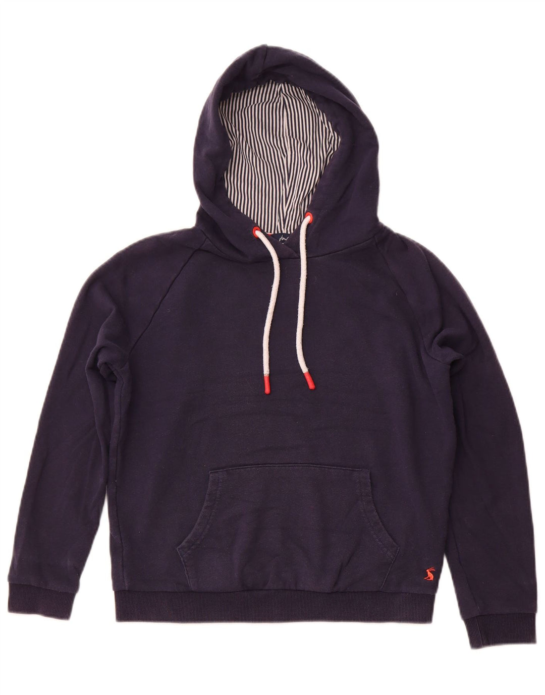 JOULES Womens Oversized Hoodie Jumper UK 8 Small Navy Blue Cotton