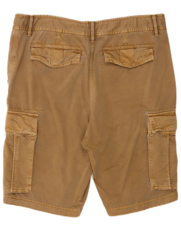Crew Clothing Mens Cargo Shorts W38 XL Brown Cotton