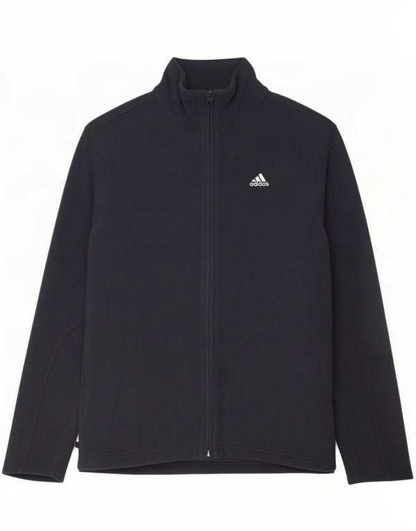Adidas Mens Climawarm Fleece Jacket UK 36 Small Grey Polyester