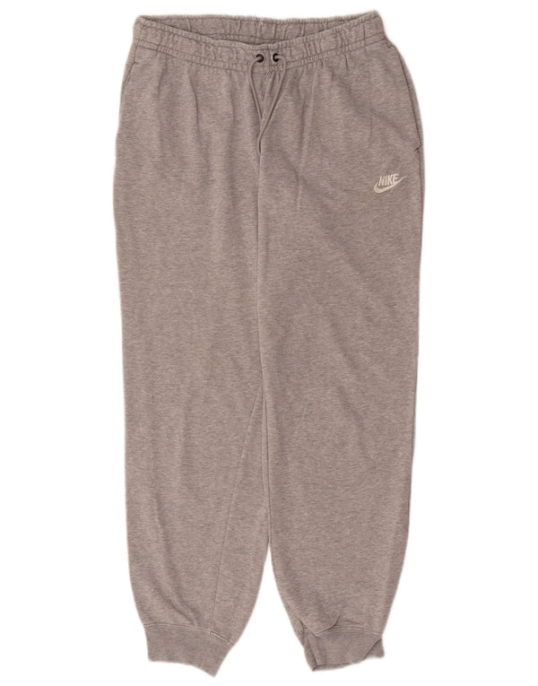 Nike Mens Tracksuit Trousers Joggers Medium Grey Flecked Cotton