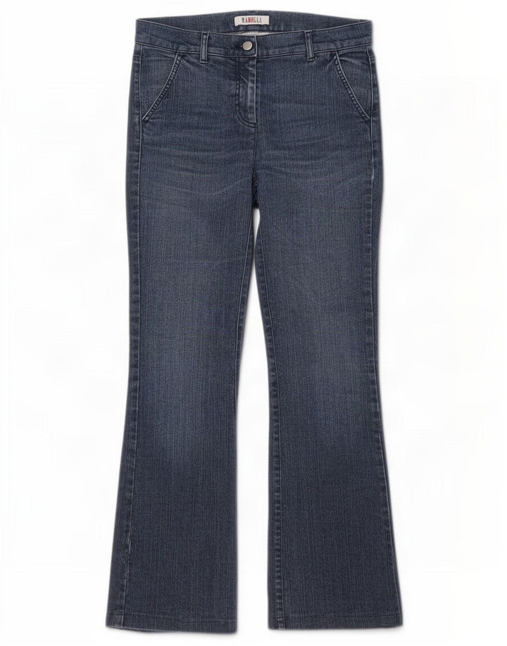 Marella Womens Bootcut Jeans W30 L30 Blue Cotton