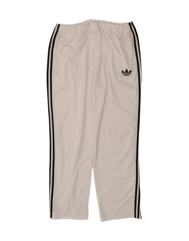 ADIDAS Mens Tracksuit Trousers 2XL  White Polyester Vintage Adidas and Second-Hand Adidas from Messina Hembry 