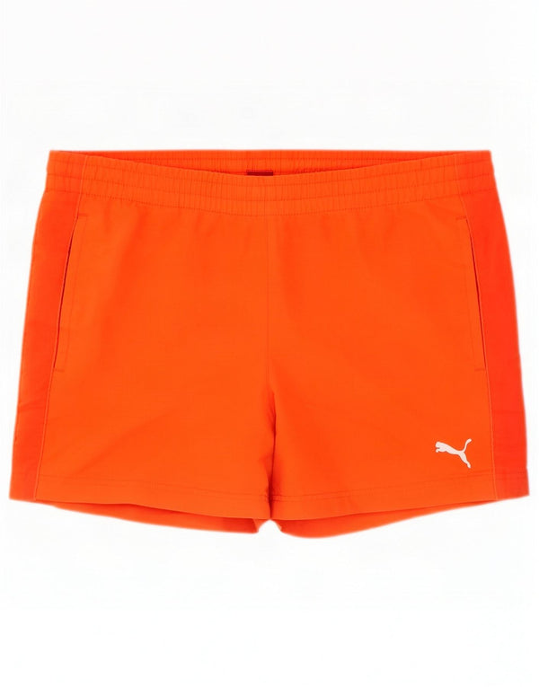 Puma Mens Swimming Shorts Small Orange