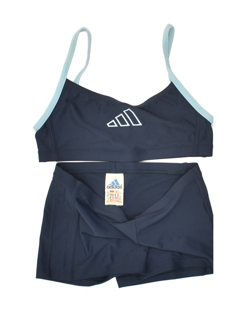 ADIDAS Girls Swimwear 13-14 Years Navy Blue | Vintage Adidas | Thrift | Second-Hand Adidas | Used Clothing | Messina Hembry 