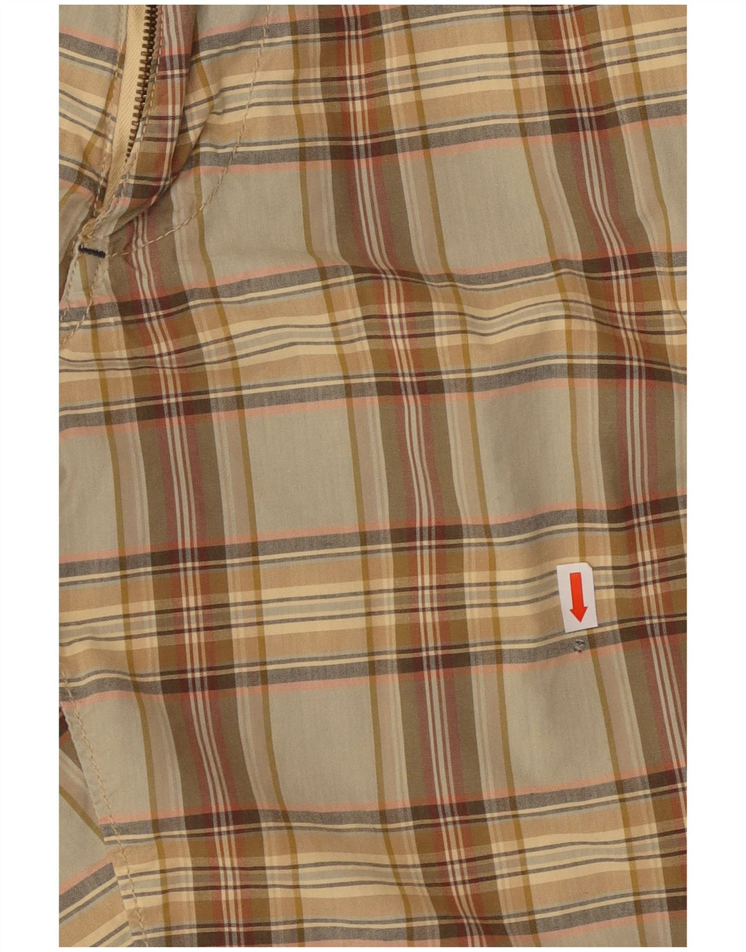 Marlboro Classics Mens Cargo Shorts W38 XL Green Check Cotton