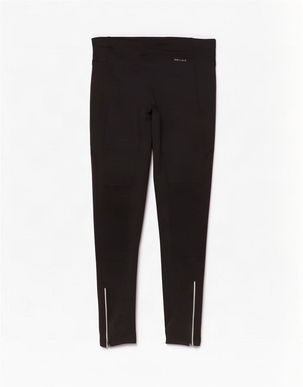 Nike Womens Dri Fit Leggings UK 10 Small Black