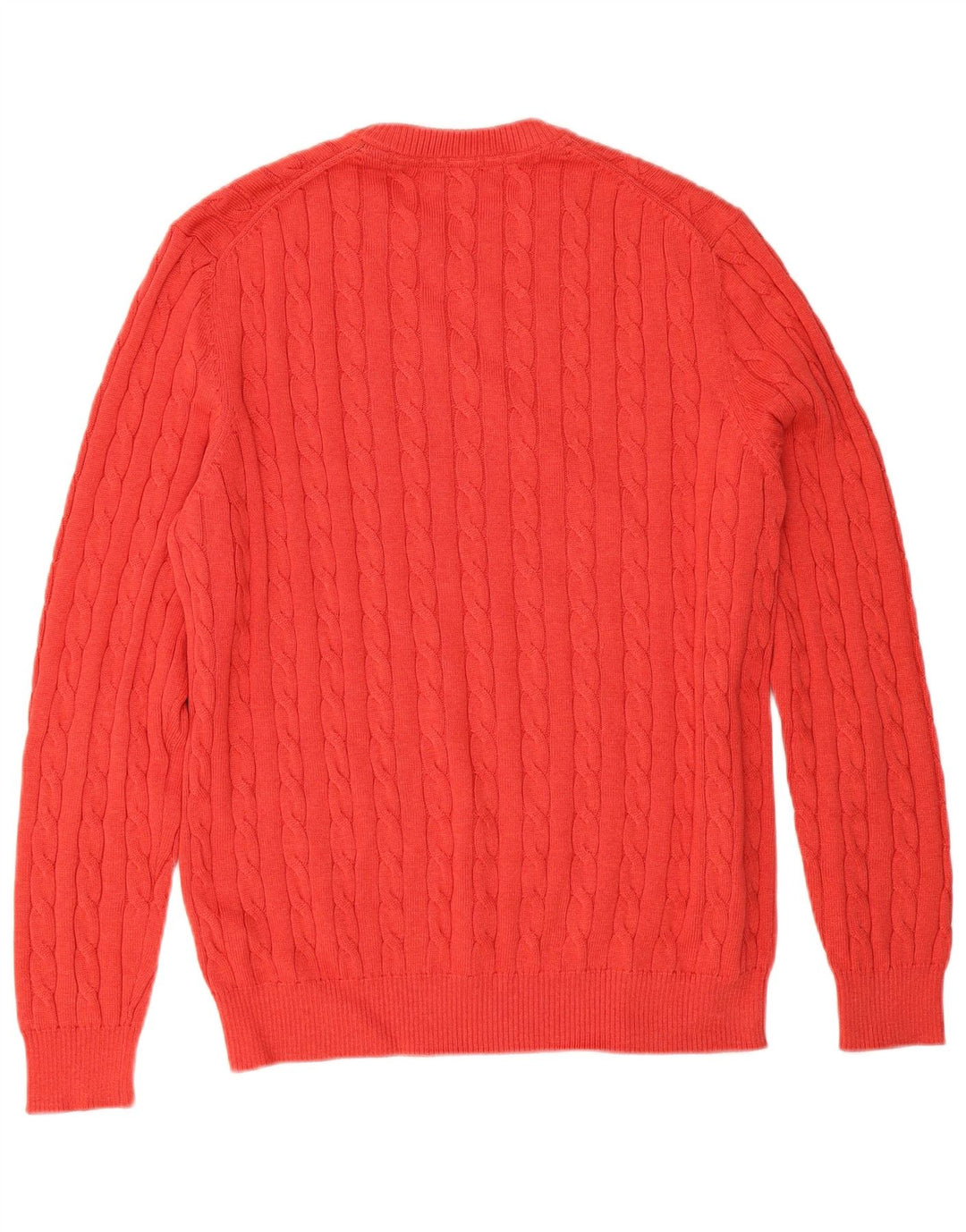 Christian Berg Mens Crew Neck Jumper Sweater Medium Red Cotton
