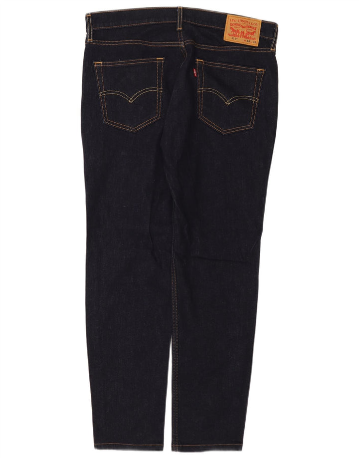 Levi's Mens 511 Slim Jeans W34 L29 Navy Blue Cotton