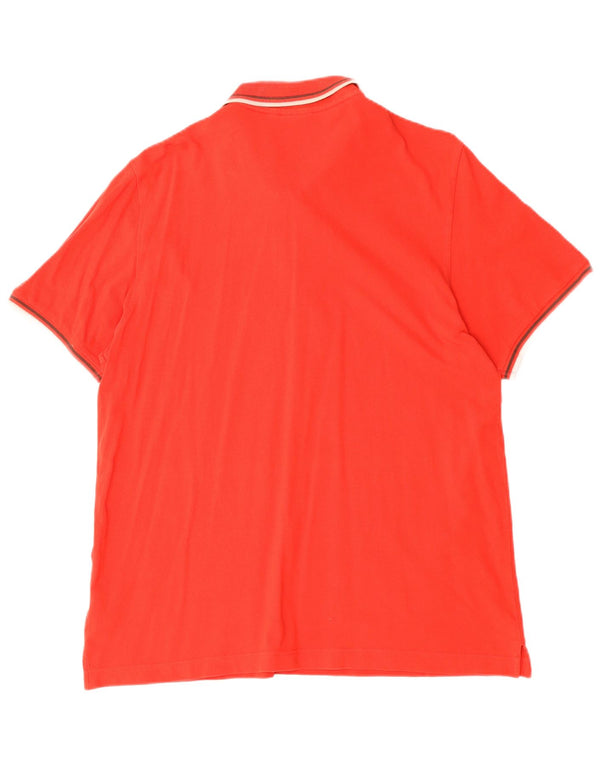 Lotto Mens Polo Shirt UK 44/46 2XL Red Cotton