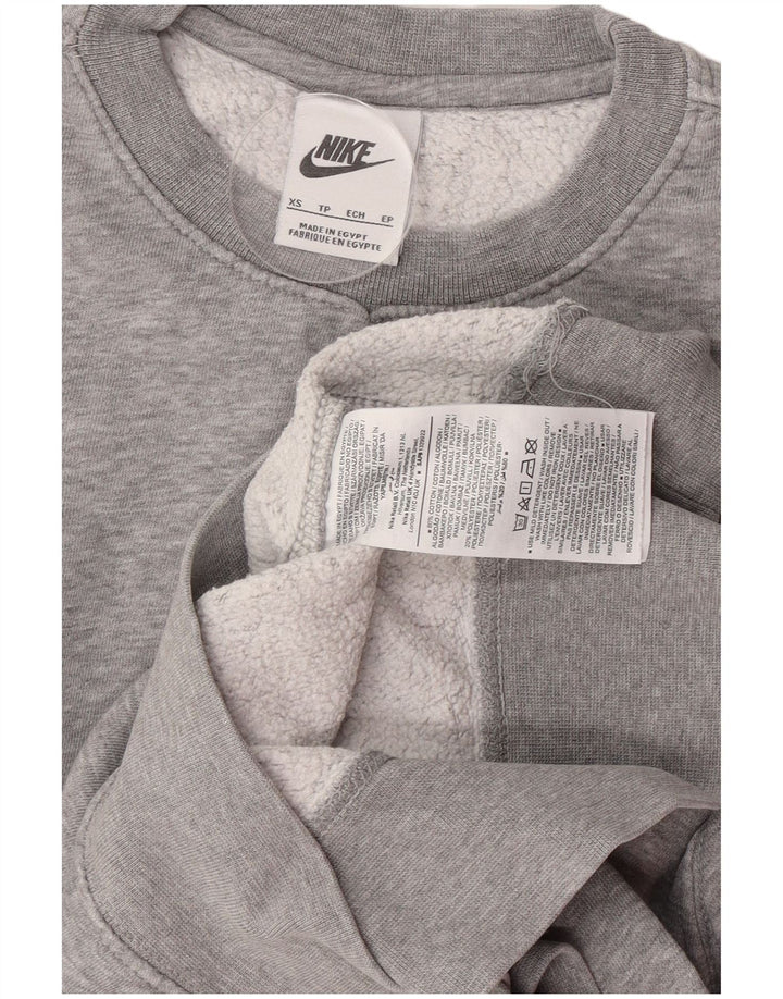 Nike Mens Sweatshirt Jumper XS Grey Cotton