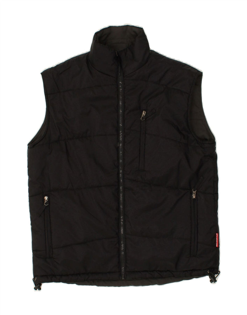 VINTAGE Mens Padded Gilet UK 36 Small Black | Vintage Vintage | Thrift | Second-Hand Vintage | Used Clothing | Messina Hembry 