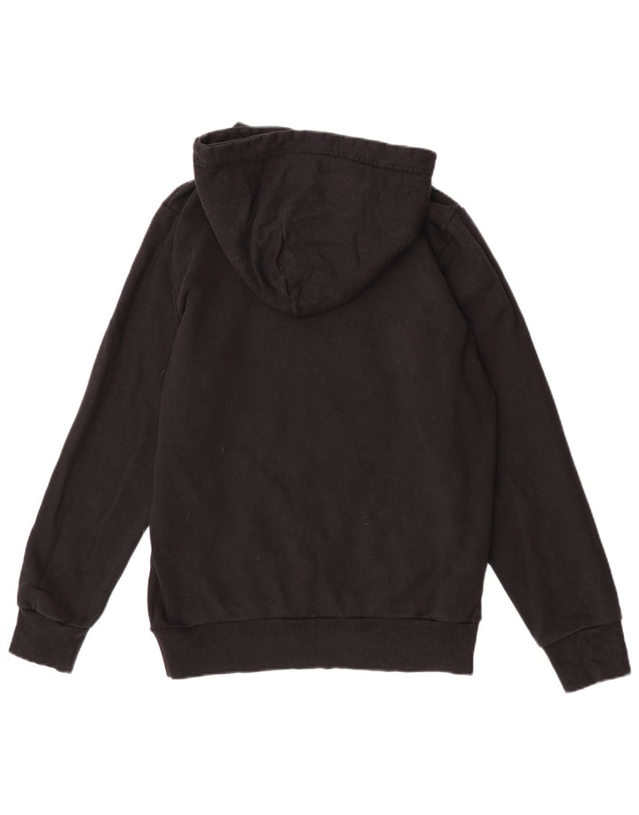 Diesel Mens Graphic Regular Fit Hoodie Jumper Small Black Cotton
