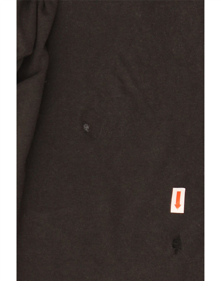 PUMA Mens Graphic T-Shirt Top Medium Black