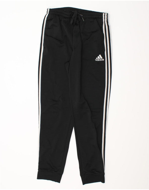 Adidas Mens Tracksuit Trousers Joggers UK 42/44 Large Black Polyester