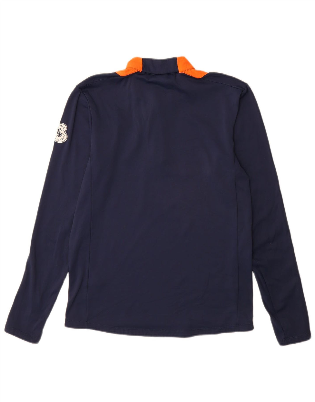 Umbro Boys Ireland Zip Neck Top Long Sleeve 13-14 Years XL Navy Blue