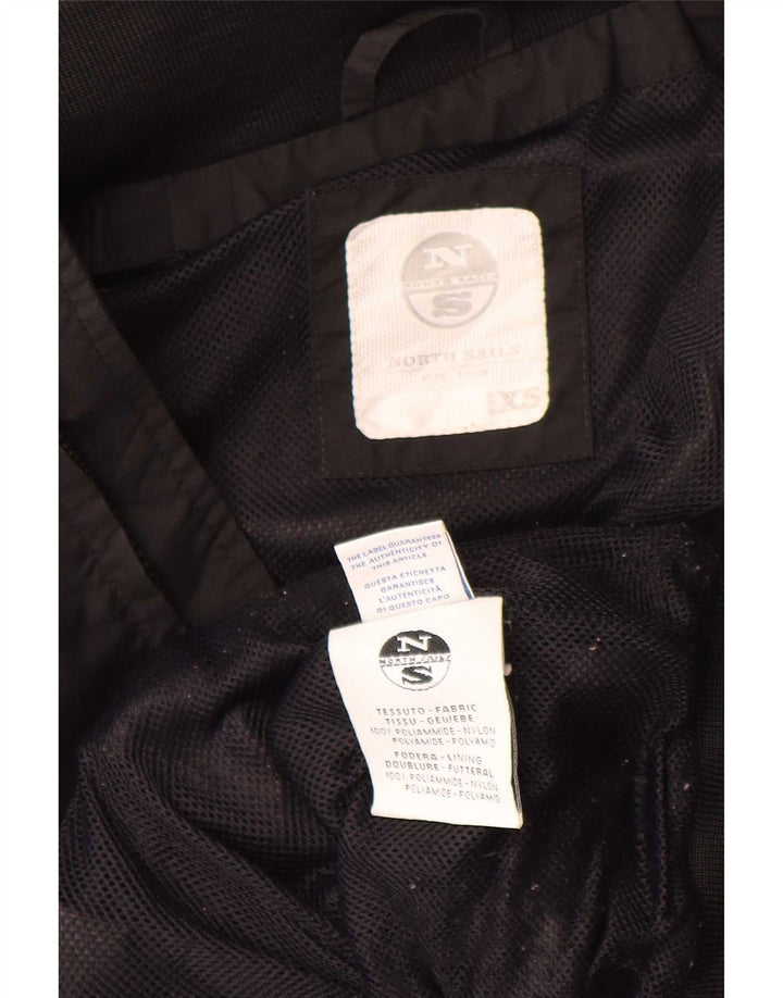 North Sails Mens Bomber Jacket UK 34 XS Black Polyamide