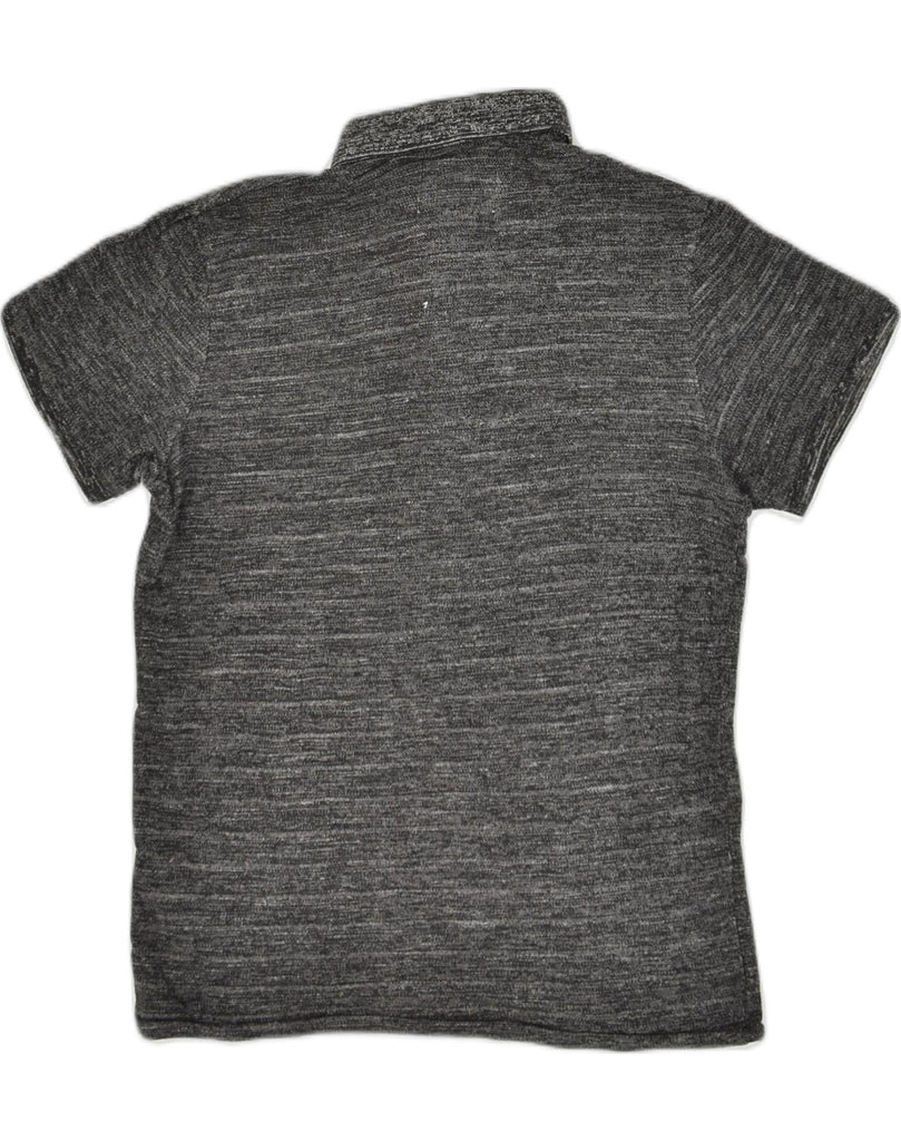 JACK & JONES Mens Core Polo Shirt Small Grey Flecked Cotton | Vintage Jack & Jones | Thrift | Second-Hand Jack & Jones | Used Clothing | Messina Hembry 