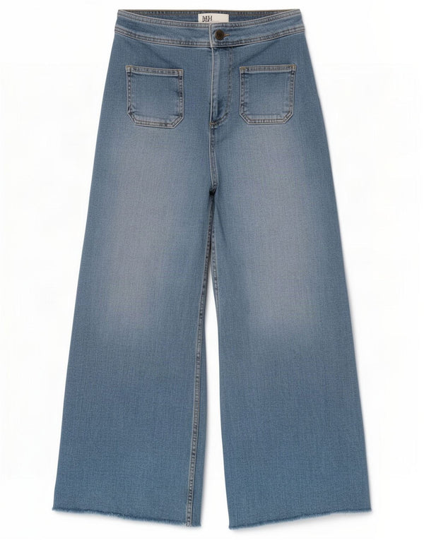 Zara Womens The Marine High Rise Straight Jeans EU 36 XS W26 L28 Blue