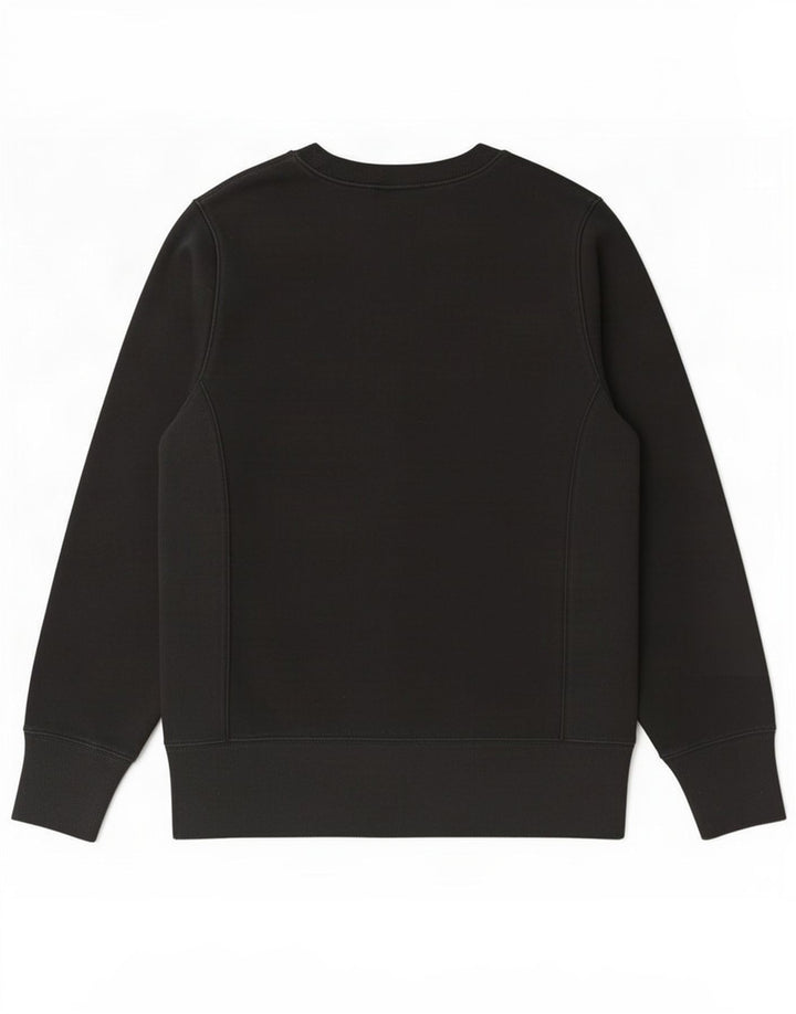 Champion Womens Reverse Weave Sweatshirt Jumper UK 10 Small Black Cotton