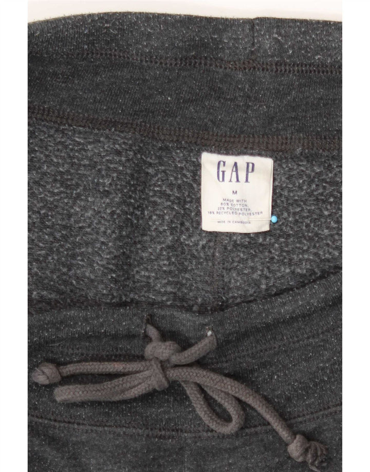 Gap Womens Graphic Tracksuit Trousers Joggers UK 14 Medium  Grey Cotton