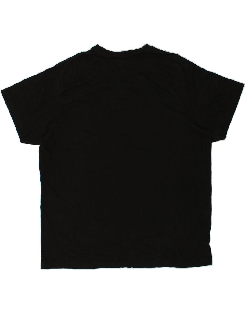 EDDIE BAUER Mens T-Shirt Top 2XL Black Cotton | Vintage Eddie Bauer | Thrift | Second-Hand Eddie Bauer | Used Clothing | Messina Hembry 