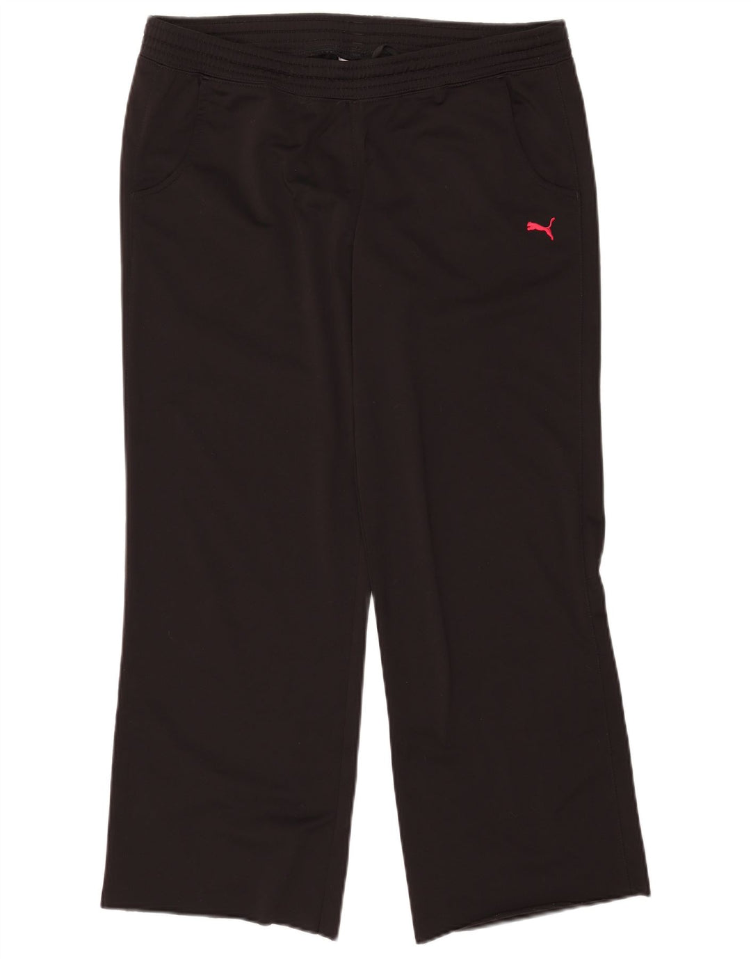 Puma Womens Tracksuit Trousers UK 16 Large Black Polyester