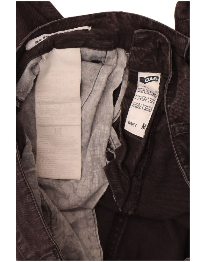 Gas Mens Slim Cargo Trousers Medium W32 L32 Grey Cotton