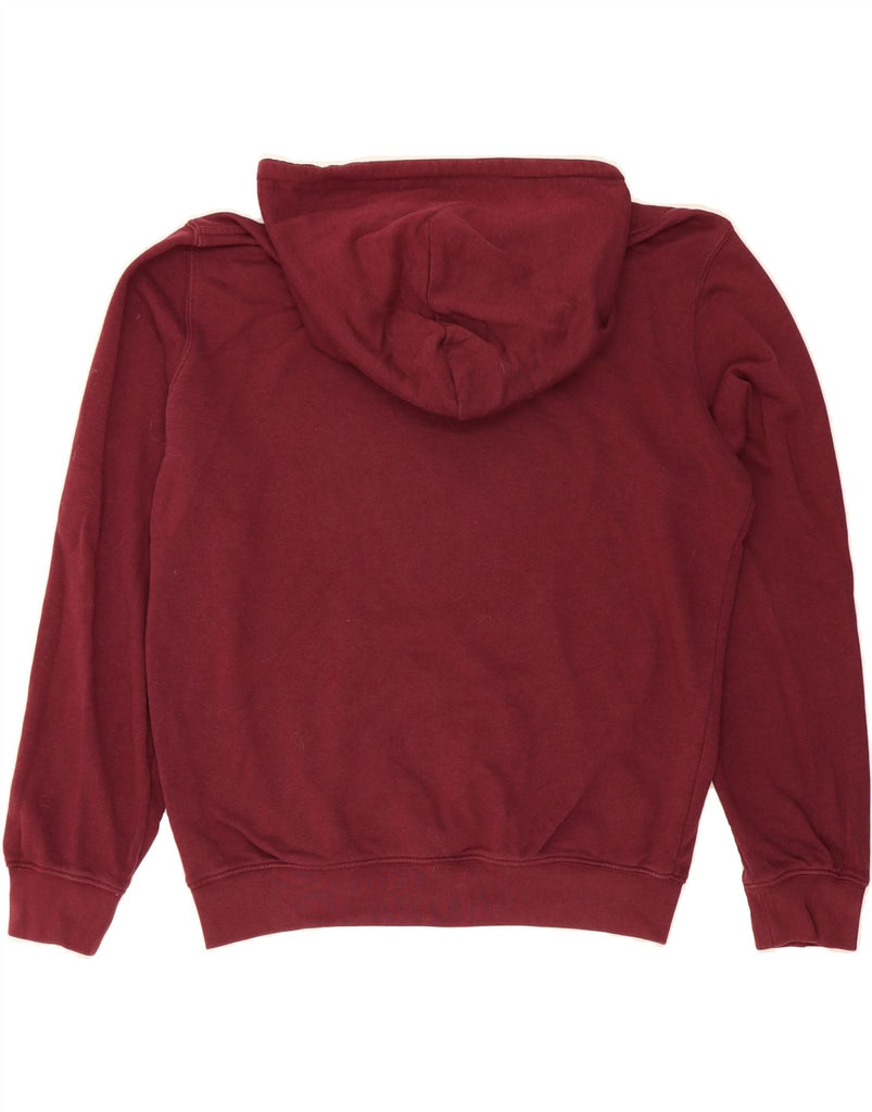 CHAMPION Mens Graphic Hoodie Jumper Medium Maroon Cotton Vintage Champion and Second-Hand Champion from Messina Hembry 