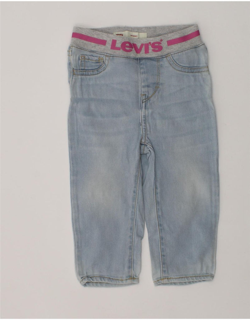 LEVI'S Baby Girls Straight Jeans 6-9 Months  W18 L9 Blue Cotton | Vintage Levi's | Thrift | Second-Hand Levi's | Used Clothing | Messina Hembry 