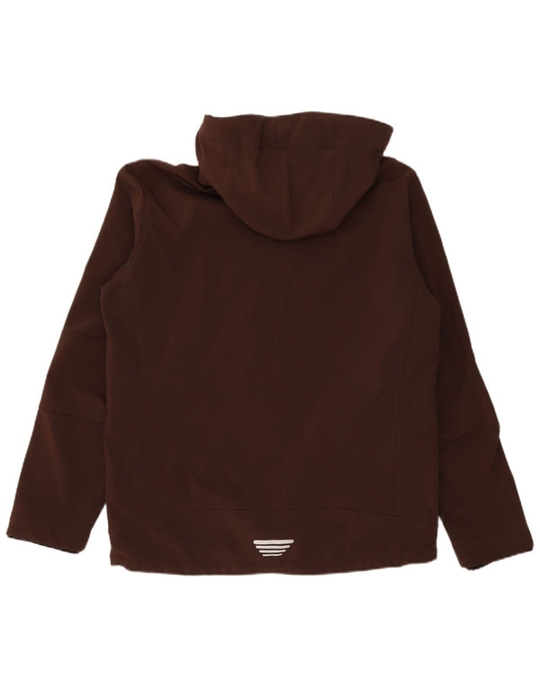 Kilkenny Womens Hooded Windbreaker Jacket UK 42 XL Brown