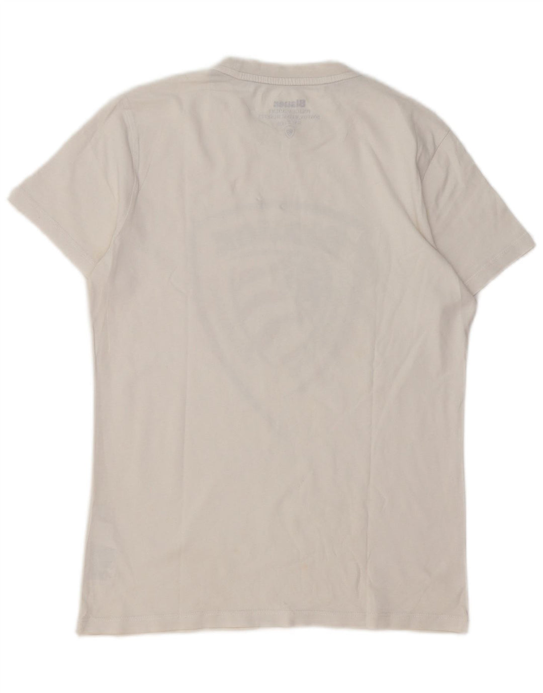 BLAUER Boys Graphic T-Shirt Top 13-14 Years White Cotton