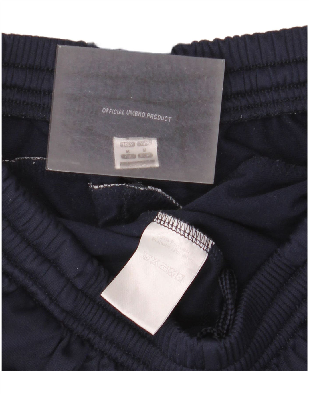 Umbro Mens Graphic Tracksuit Trousers Medium Navy Blue Polyester