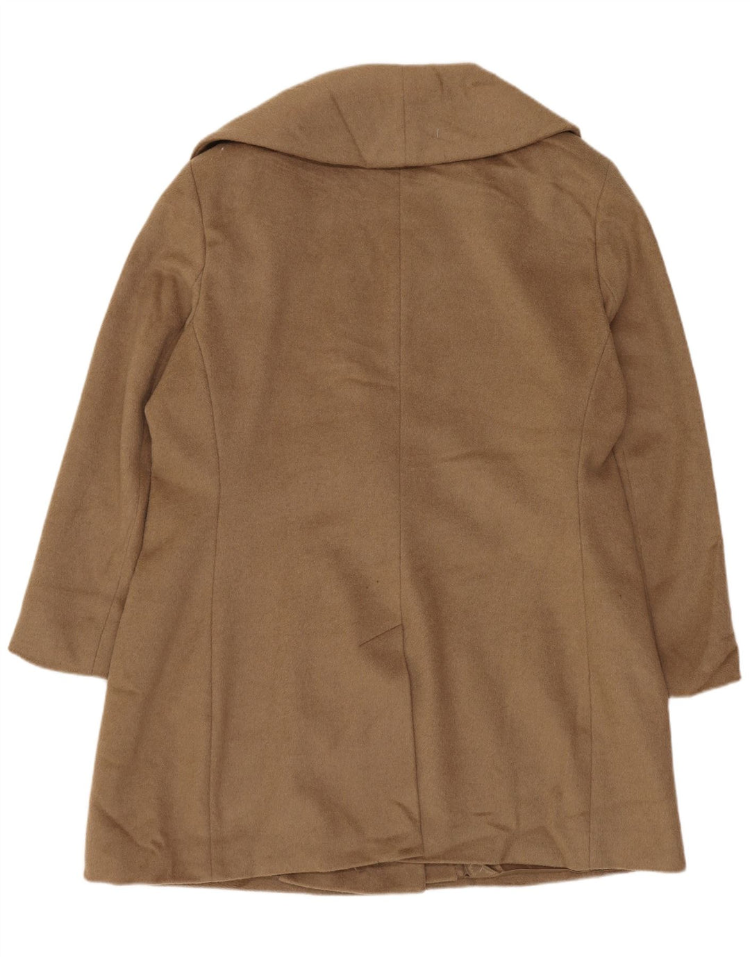 Calvin Klein Womens Oversized Overcoat UK 18 XL Beige Wool