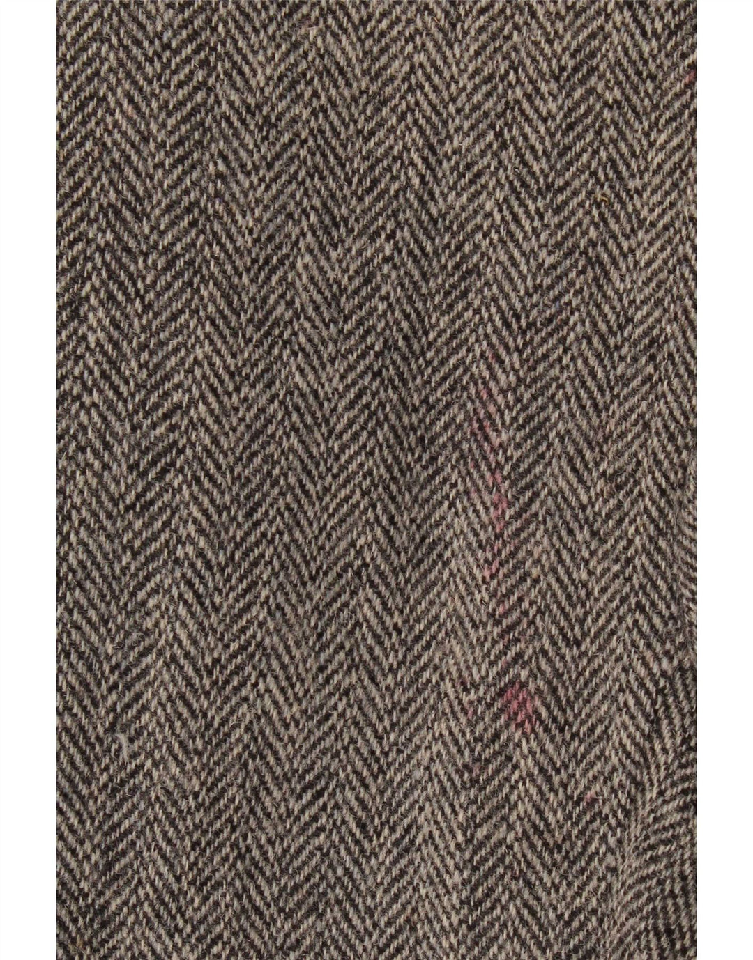 Harris Tweed Mens 2 Button Blazer Jacket UK 40 Large Grey Herringbone Wool