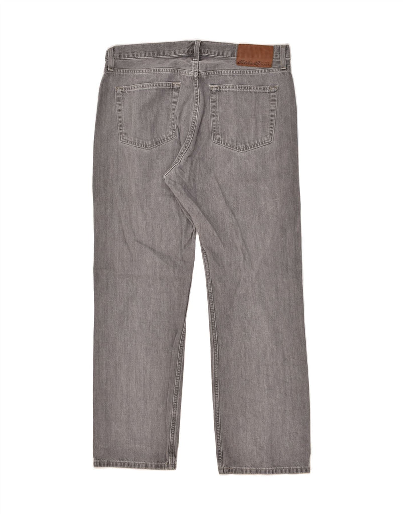EDDIE BAUER Mens Straight Jeans W34 L30 Grey Cotton | Vintage Eddie Bauer | Thrift | Second-Hand Eddie Bauer | Used Clothing | Messina Hembry 